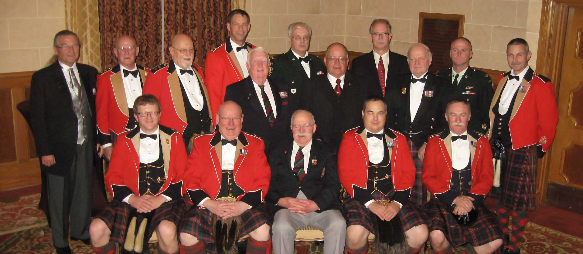 Cameron-100th-group-picture. Former Cameron CO's