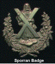 Sporran Cap Badge