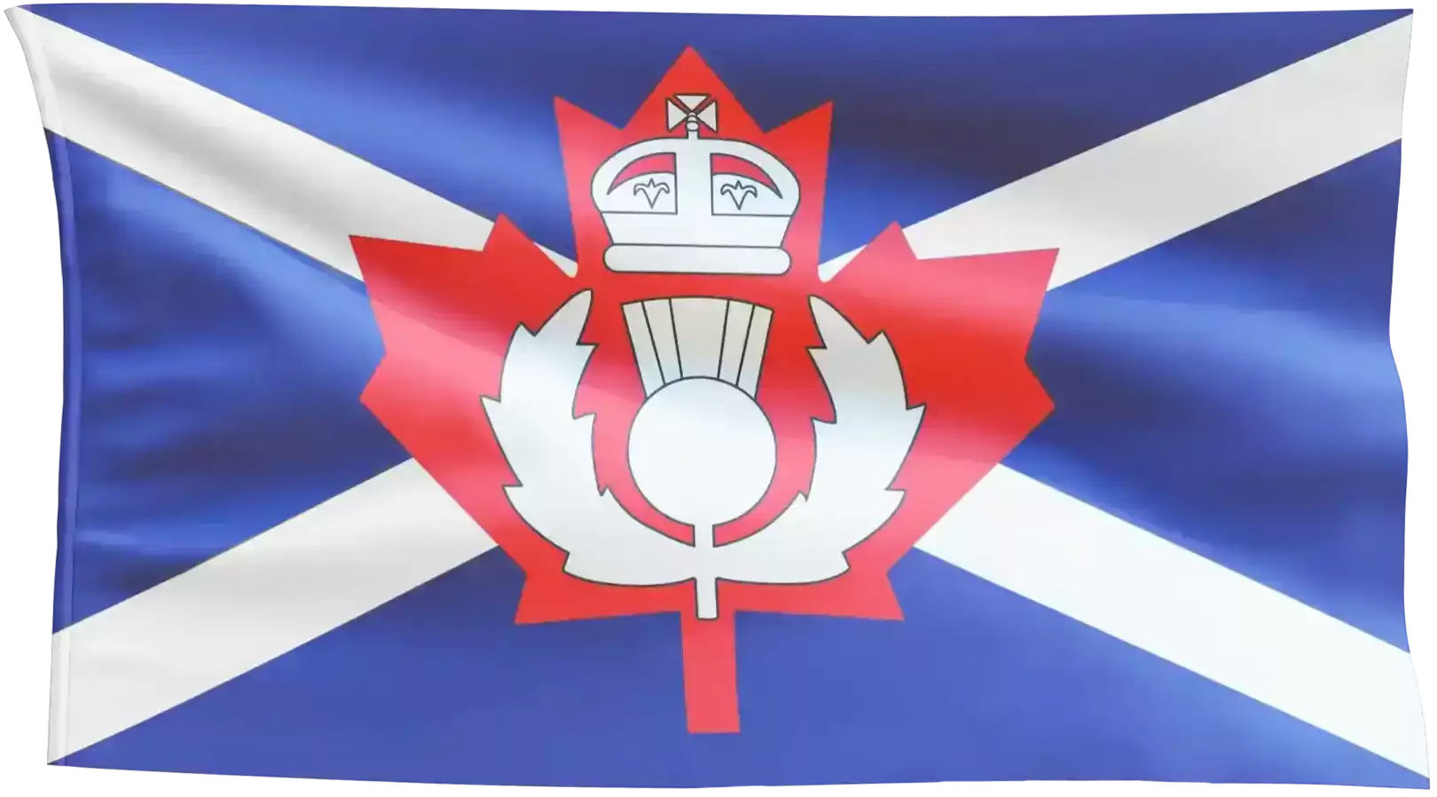 Camp Flag Cameron Highlanders of Canada
