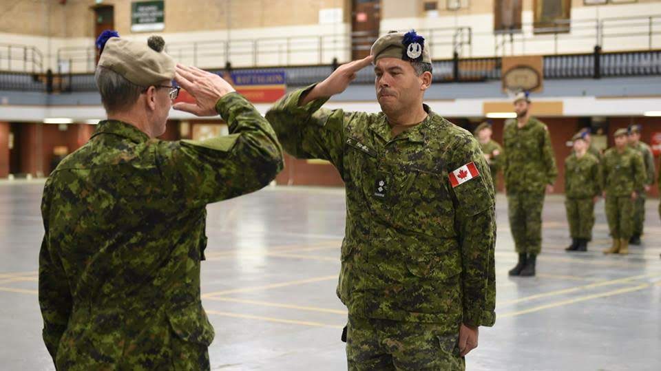 Cameron Installation of new CO LCol Hugh Atwell Q