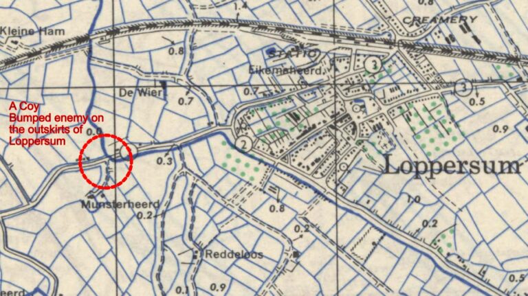 19 of April 1945 Loppersum Netherlands