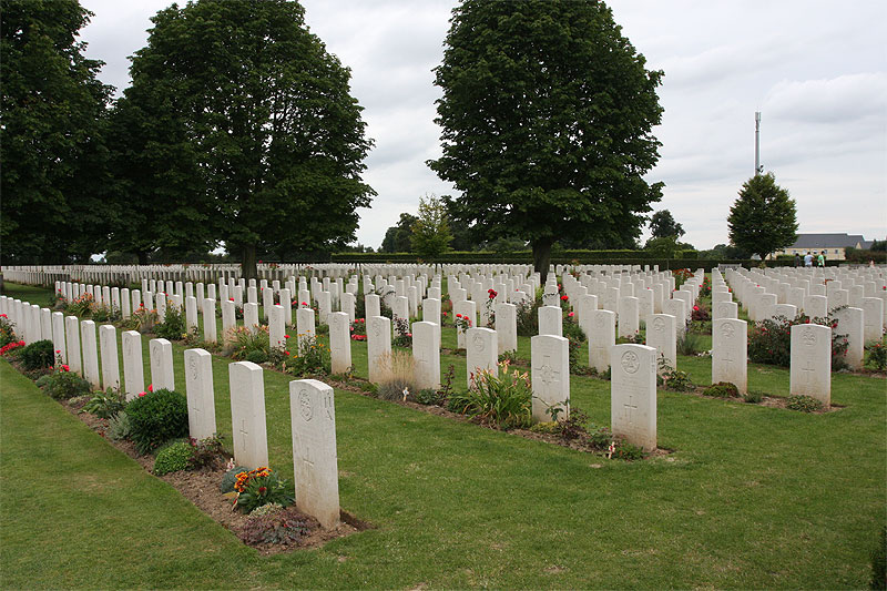 Bayeux cemetery - photo by Kevin C. Fitzpatrick, July 2008