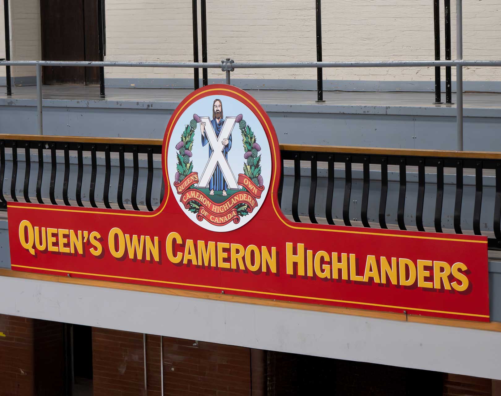 QOCHC Sign Minto Armouries